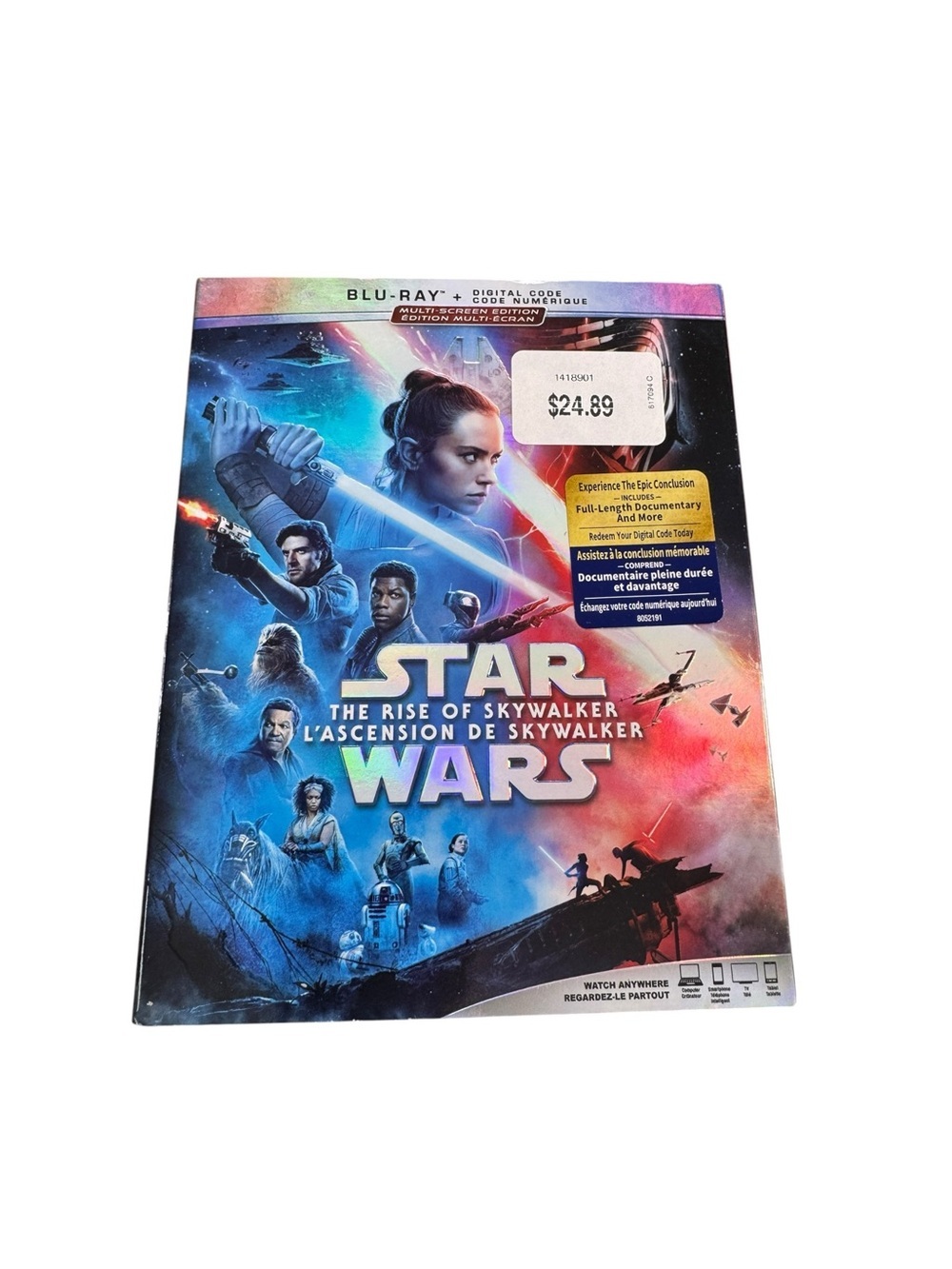 Star Wars: The Rise of Skywalker Blu Ray